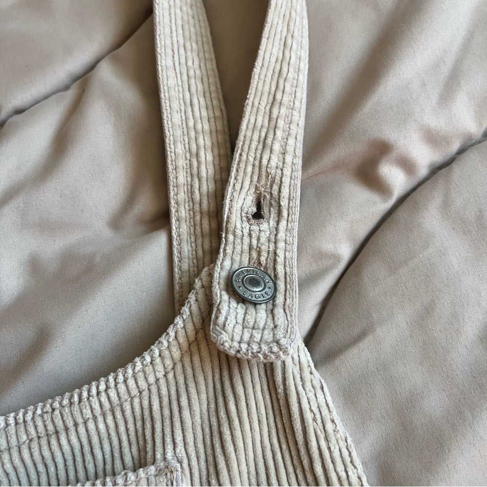 American Eagle Corduroy Overall Mini Dress NWOT - Picture 6 of 9